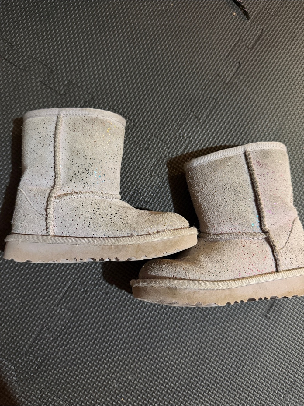 UGG Sparkle Suede Cozy Boot - purple
